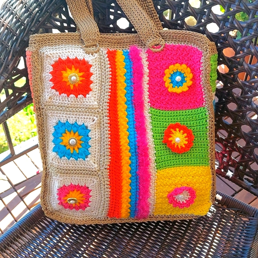 Unique crochet summer bag